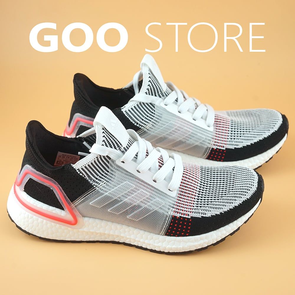 Ultra boost 19 Trắng Đen Đỏ SF