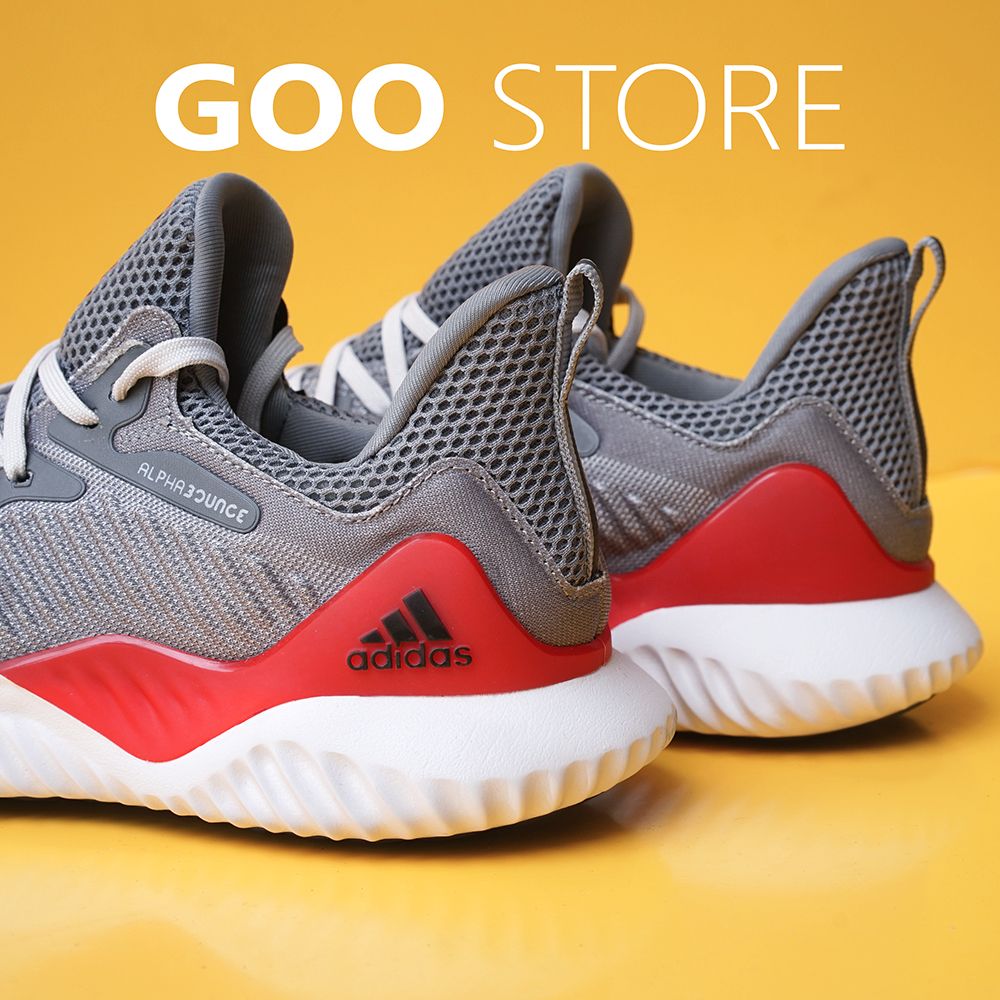 Giày Alphabounce Beyond Xám Đỏ