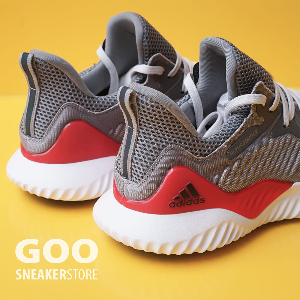 Giày Alphabounce Beyond Xám Đỏ