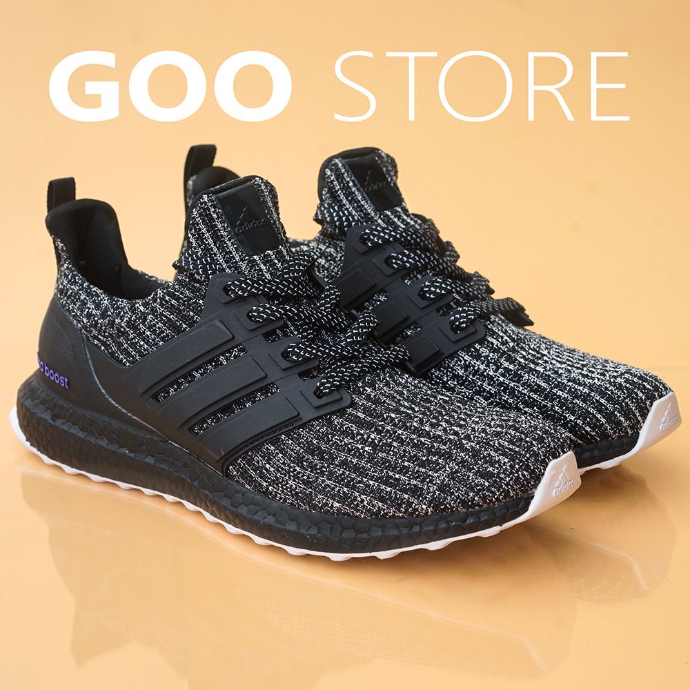  Giày Ultra boost 4.0 Đen Sọc SF 