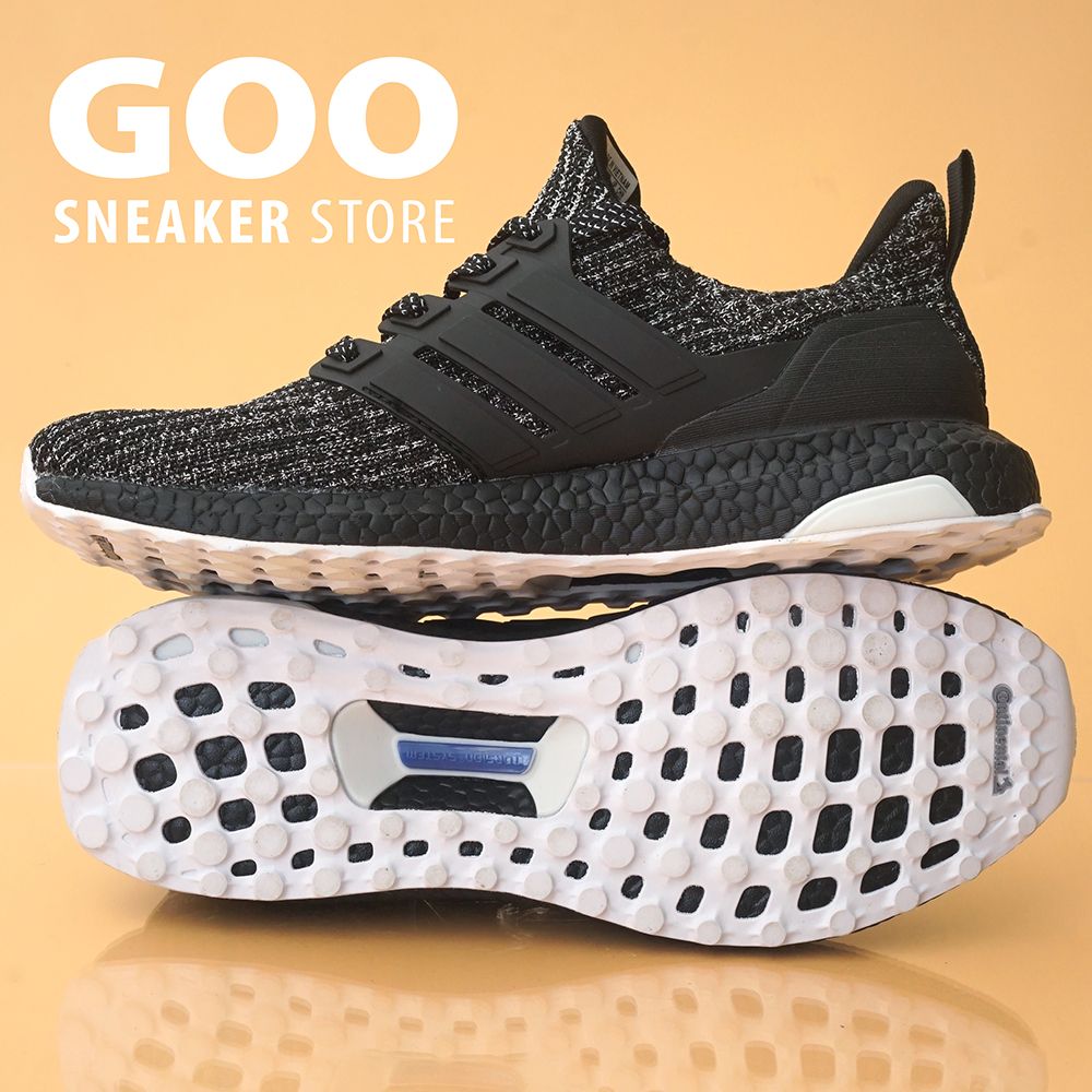  Giày Ultra boost 4.0 Đen Sọc SF 