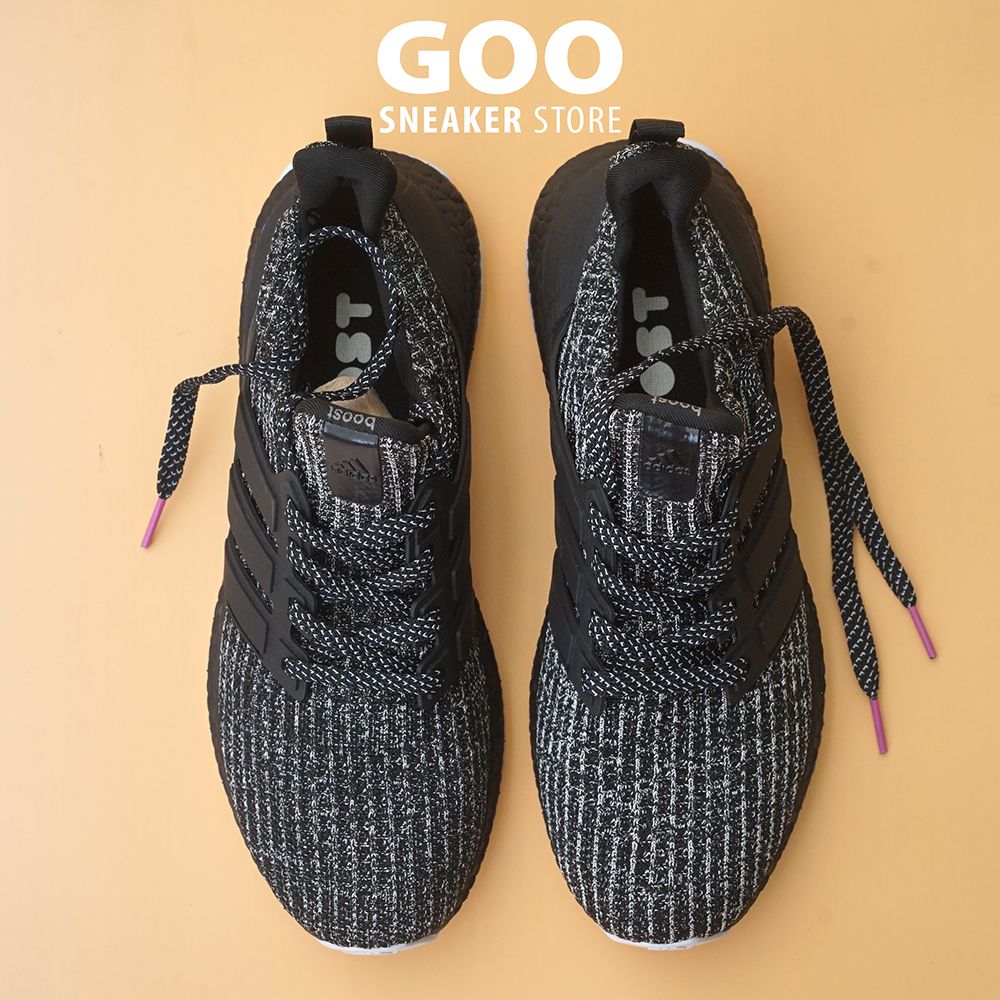  Giày Ultra boost 4.0 Đen Sọc SF 