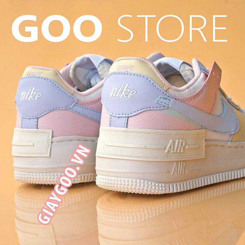  Nike Air Force 1 Shadow Macaroon Candy (Hết Phụ Kiện) 