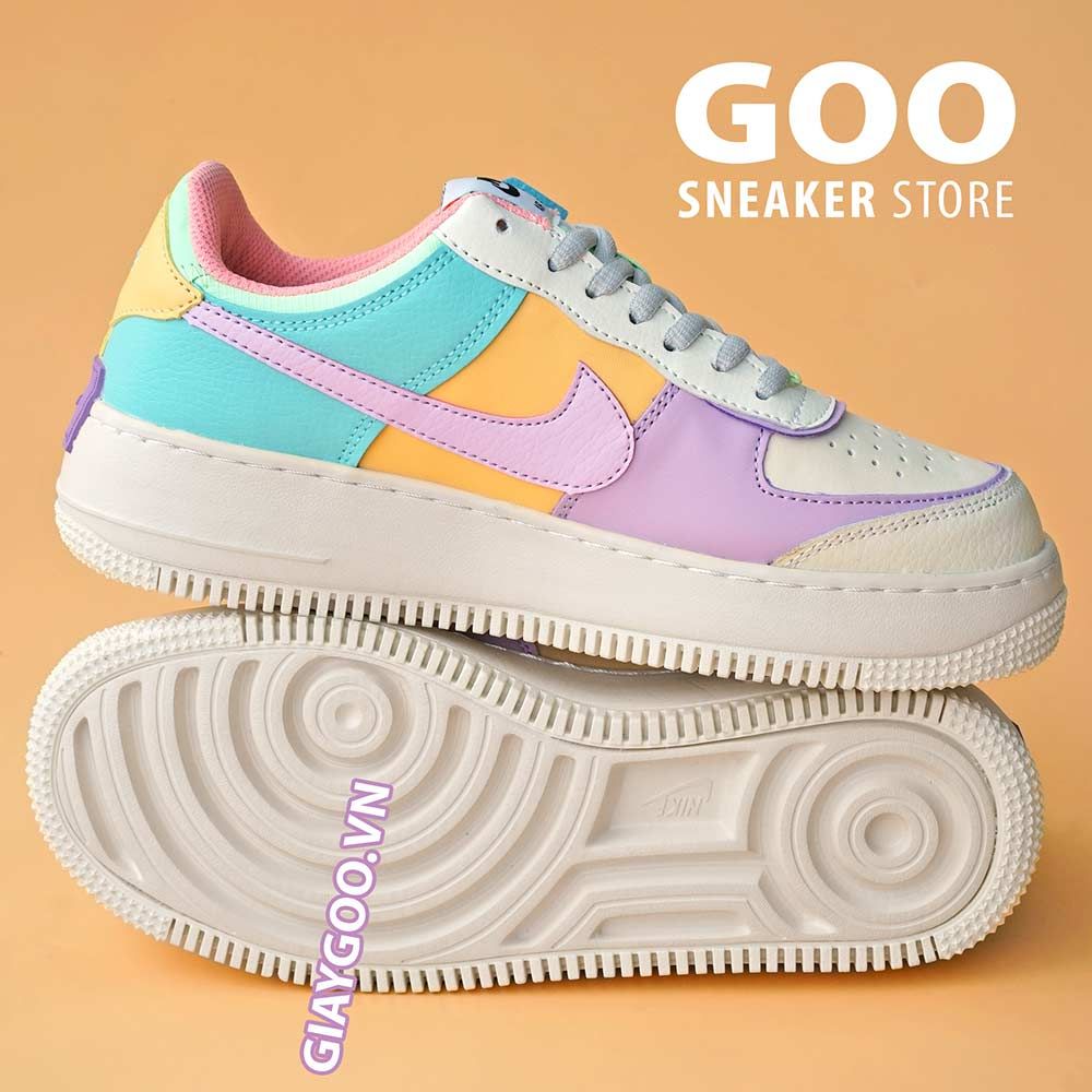 Nike Air Force 1 Shadow Tím (Tặng Phụ Kiện)