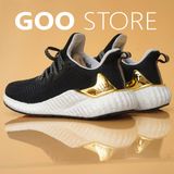  Adidas Alphaboost Đen Vàng (Boost thật) 