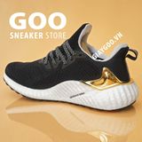  Adidas Alphaboost Đen Vàng (Boost thật) 