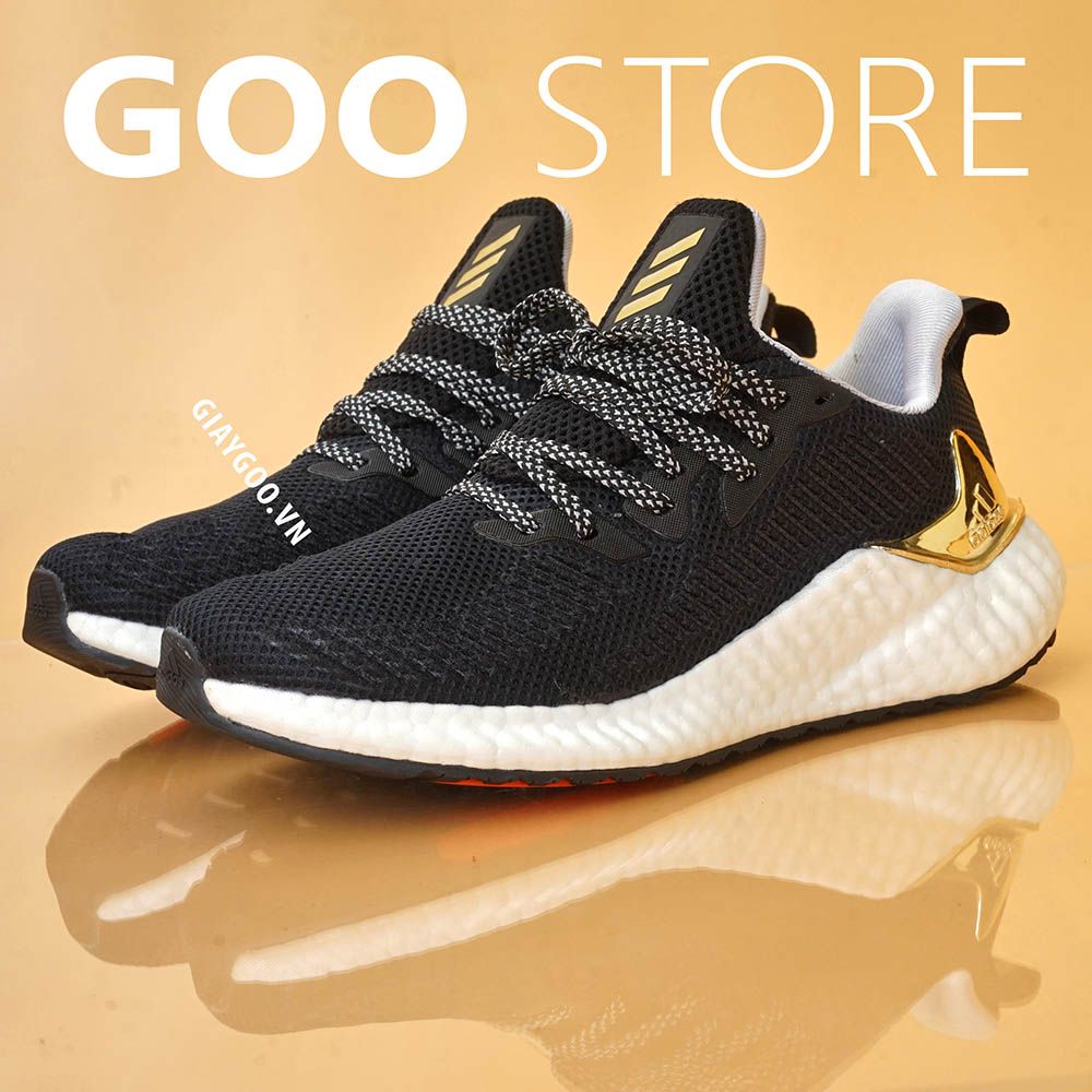 Adidas Alphaboost Đen Vàng