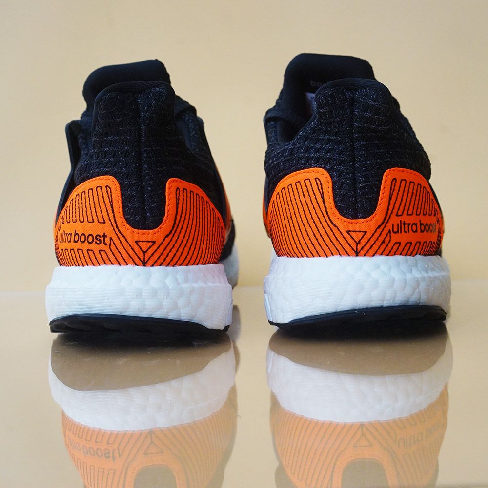  Giày Ultra Boost 4.0 Đen Cam Rep 1:1 (Boost nén) 