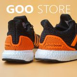  Giày Ultra Boost 4.0 Đen Cam Rep 1:1 (Boost nén) 