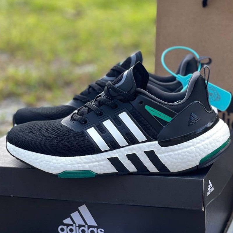  EQT Plus Đen Xanh Lá (Boost Nén) Like Auth 