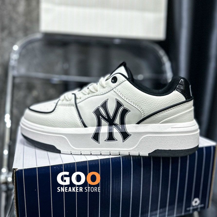  Giày MLB Chunky Liner New York Yankees Off White SC 