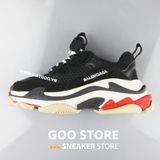  Giày Balenciaga Triple S đen đỏ 