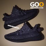  Giày Yeezy 350 Static Rep 1:1 đen full phản quang 