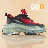  Giày Balenciaga Triple S đỏ đen 