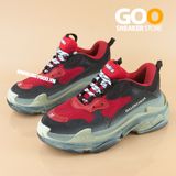  Giày Balenciaga Triple S đỏ đen 