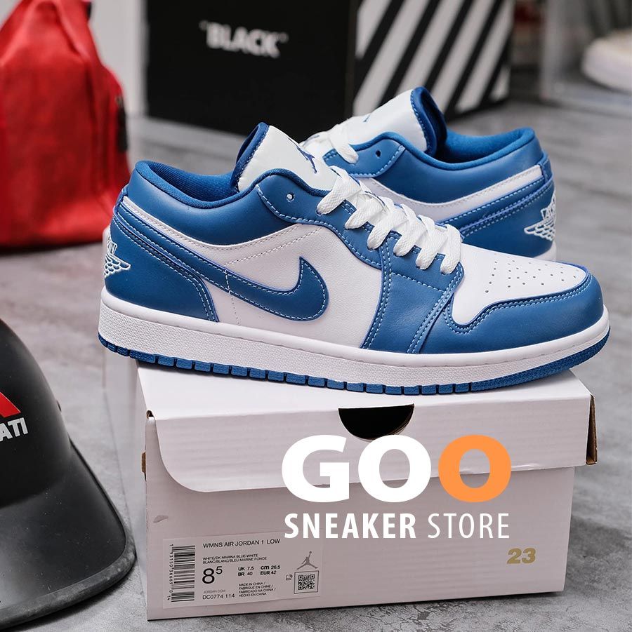  Jordan 1 Low Marina Blue  (Like Auth) 