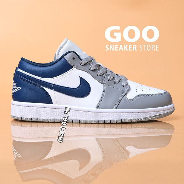 Jordan 1 Low Stealth French Blue siêu cấp rep 11