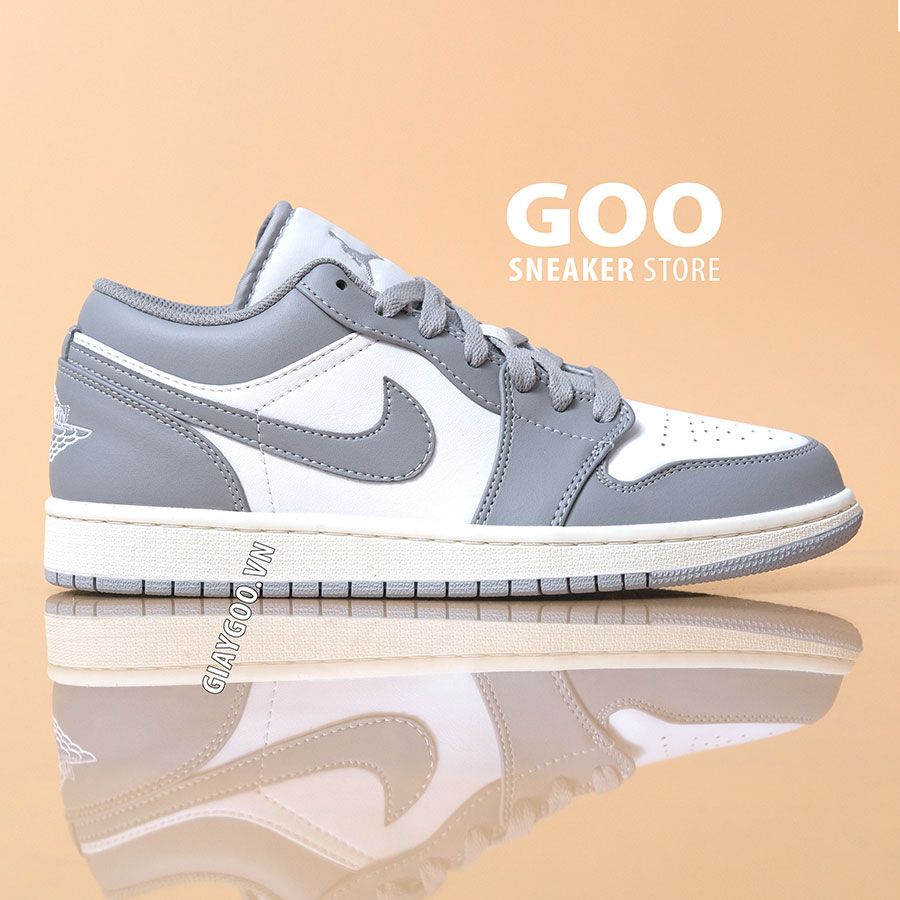  Jordan 1 Low Vintage Grey (Like Auth) 