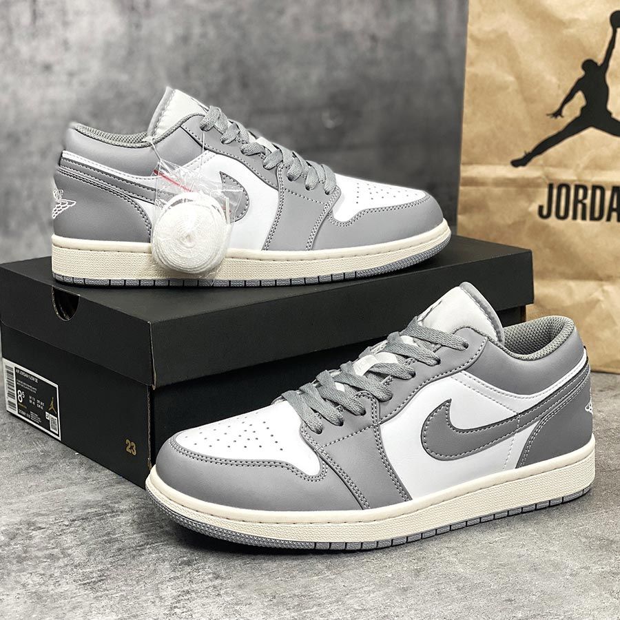  Jordan 1 Low Vintage Grey (Like Auth) 