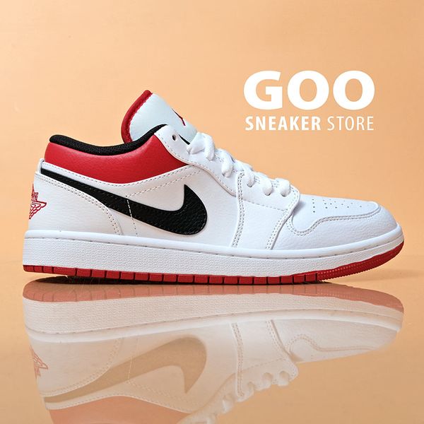 Jordan 1 Low White Gym Red siêu cấp rep 11