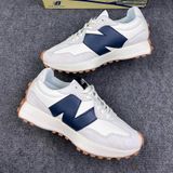  New Balance 327 xám logo xanh SC 