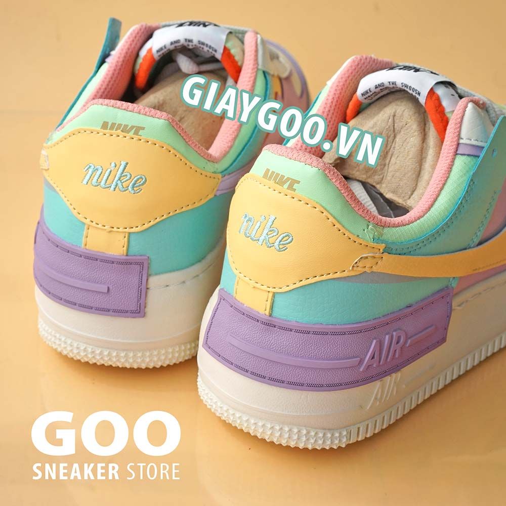 Nike Air Force 1 Shadow Tím (Tặng Phụ Kiện)
