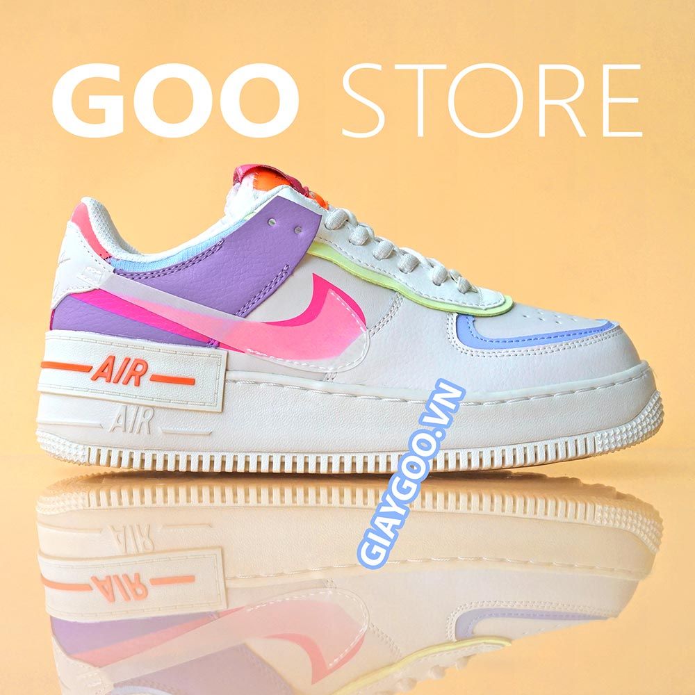 Nike Air Force 1 Shadow Beige Pale Ivory (Tặng Phụ Kiện)