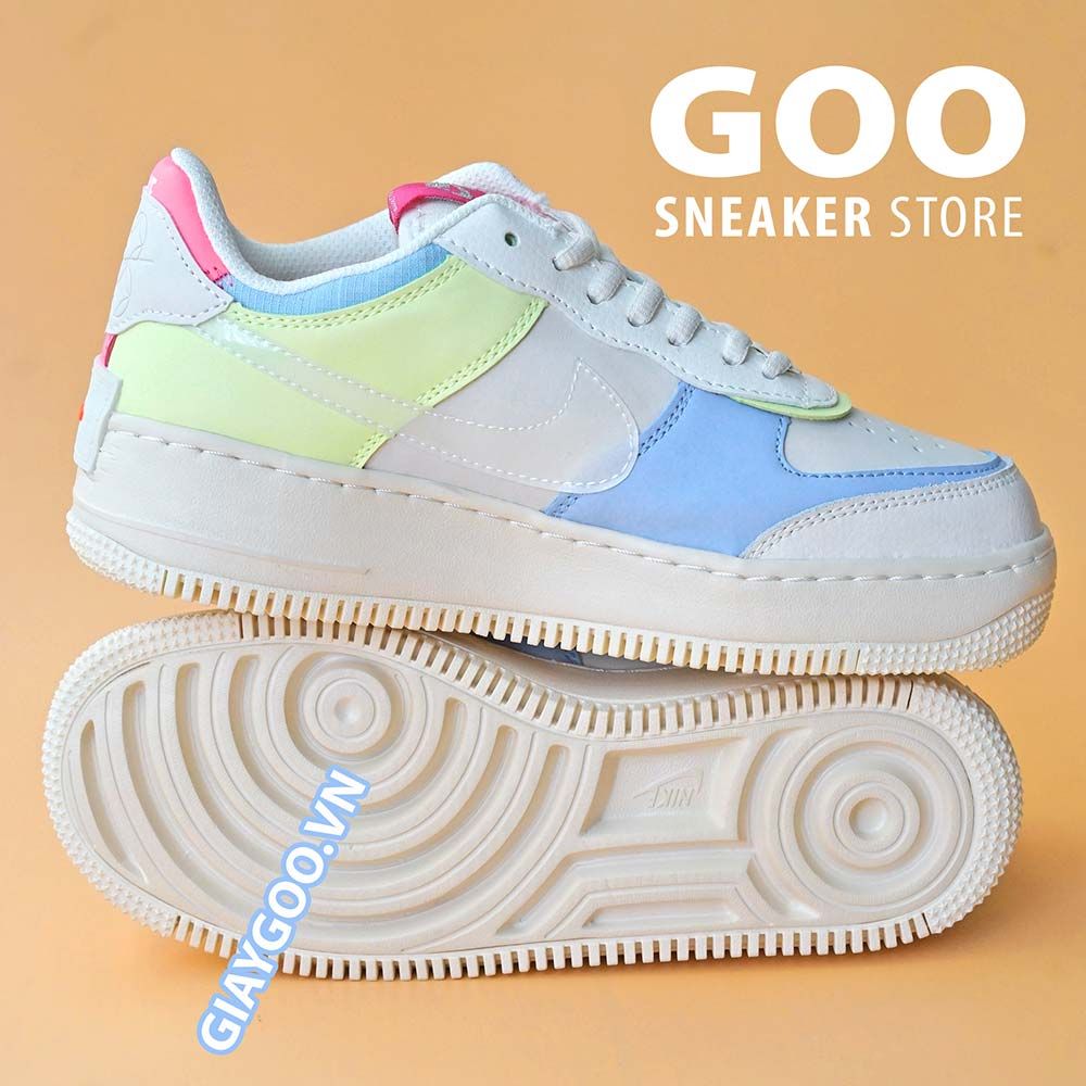 Nike Air Force 1 Shadow Beige Pale Ivory (Tặng Phụ Kiện)