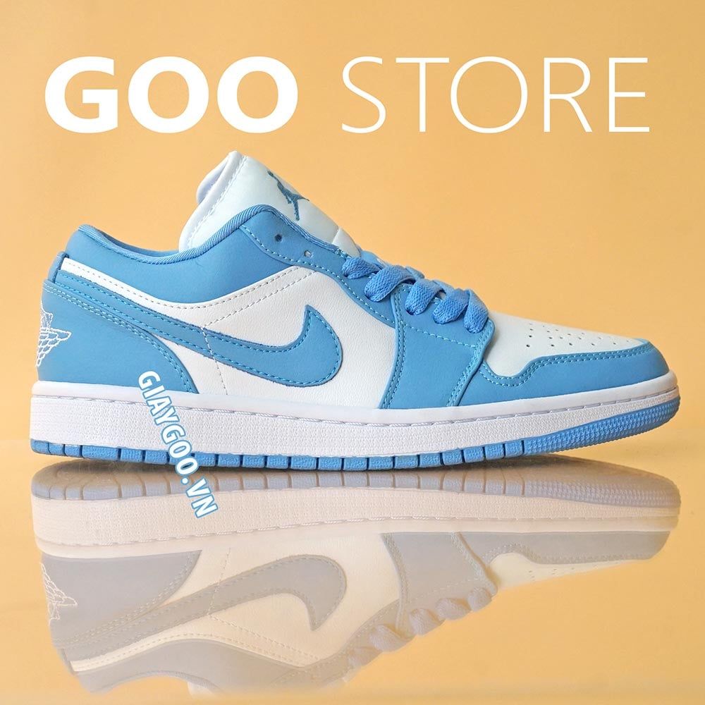  Nike Air Jordan 1 Low - UNC Blue  Like Auth 