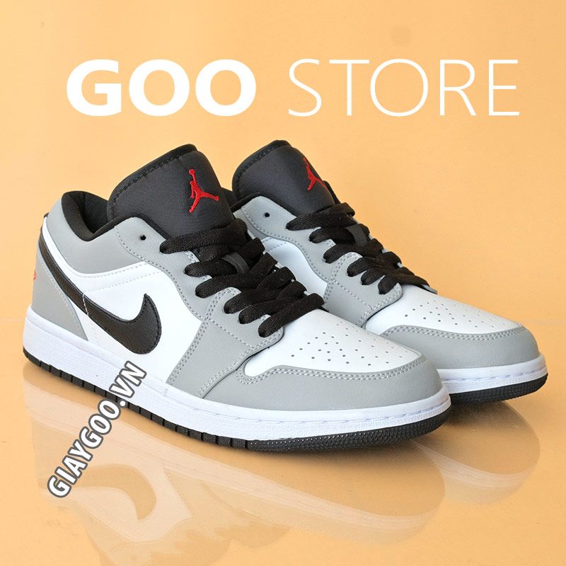  Nike Jordan 1 Low - Light Smoke Grey  (Like Auth) 