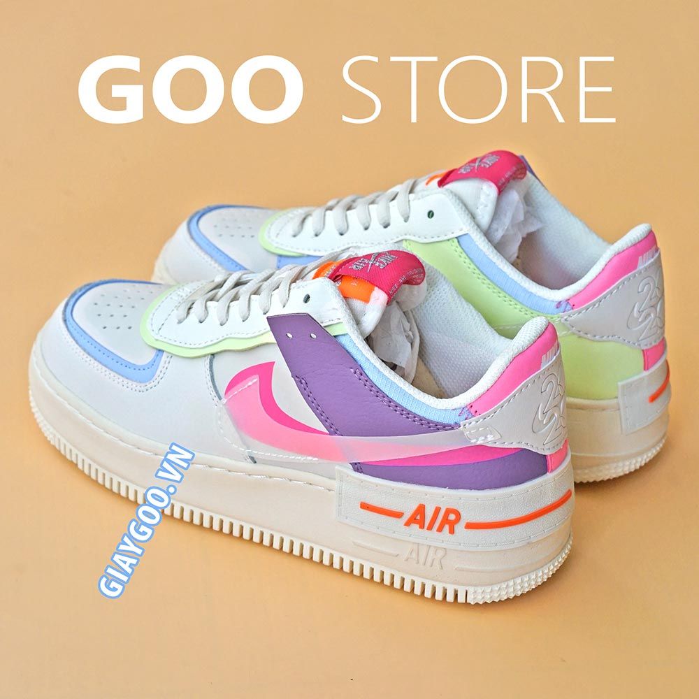 Nike Air Force 1 Shadow Beige Pale Ivory (Tặng Phụ Kiện)