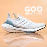  Ultra Boost 21 Trắng crystal (Boost nén) 