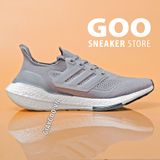  Ultra boost 21 Xám Đế Trắng (Boost nén) 