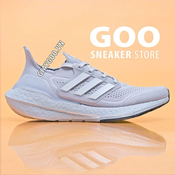  Ultra Boost 21 Xám Đế Xám (Boost nén) 