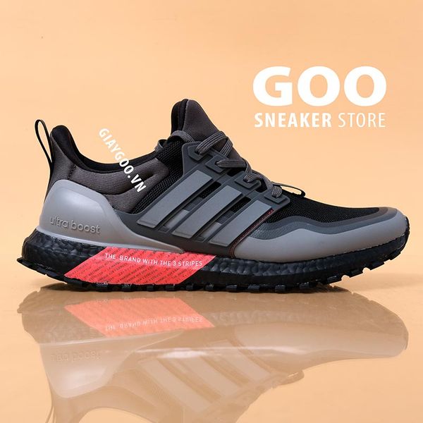  Ultra Boost All Terrain Đen Xám Đỏ (Boost Nén)  Best Quality 