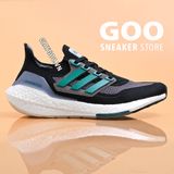  Ultra Boost 21 Đen Xanh Lá (Boost nén) 