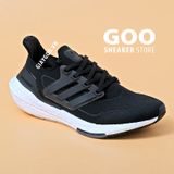  Ultra Boost 21 Đen Đế Trắng (Core black) [Boost nén] 