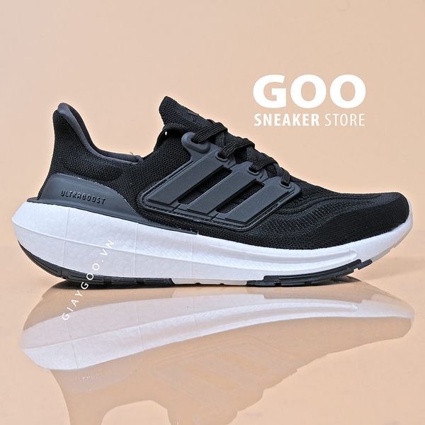  UltraBoost Light 23 Đen đế trắng (Boost nén) 