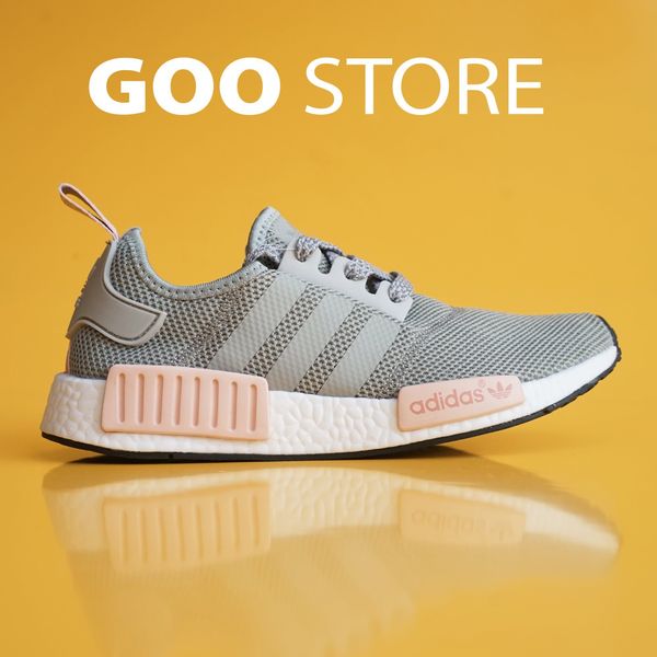  Adidas NMD R1 Xám Hồng 