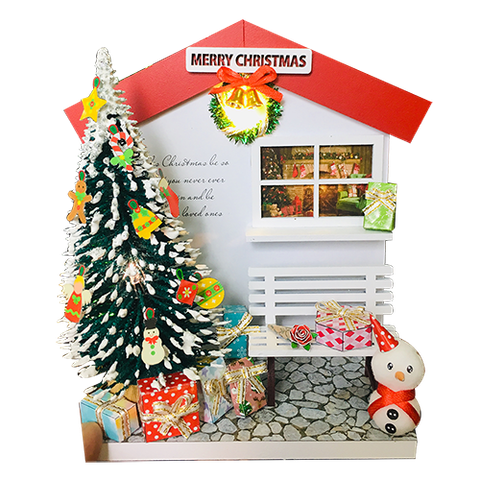 Mô Hình Gỗ DIY Noel Để Bàn - Cây Thông Giáng Sinh - NOEL02