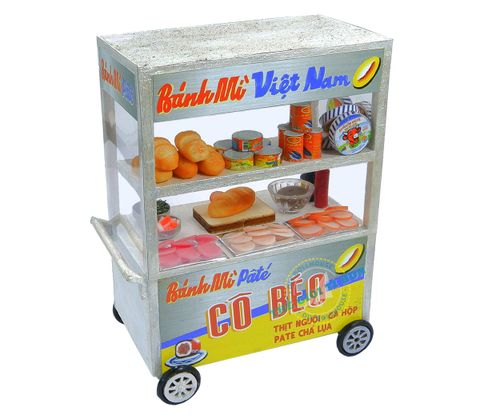 Mô Hình Sài Gòn Xưa Và Nay - Xe Bánh Mì Việt Nam - HR13