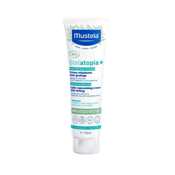 Kem Dưỡng Da Chàm Thể Tạng (Viêm Da Cơ Địa) Cho Trẻ Sơ Sinh, Trẻ Em Và Mẹ Bầu Stelatopia+ Lipid-Replenishing Cream 150ml
