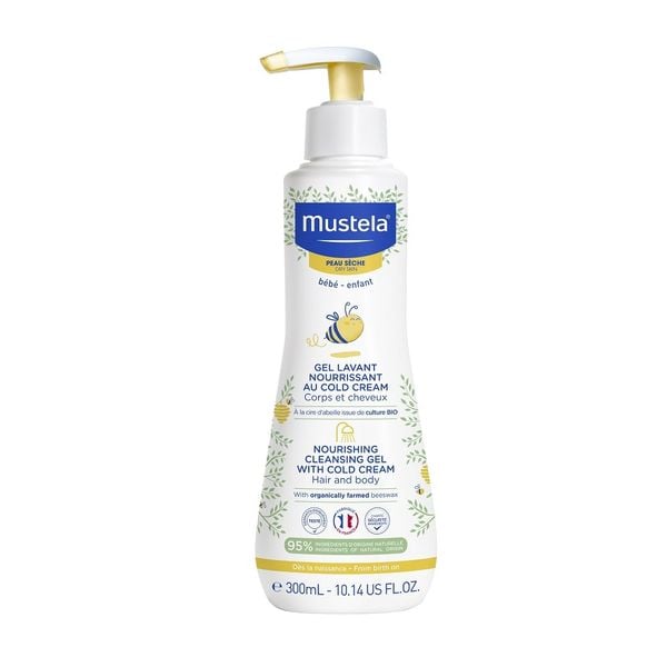 Sữa Tắm Gội Da Khô Nourishing Cleansing Gel with Cold Cream 300ml
