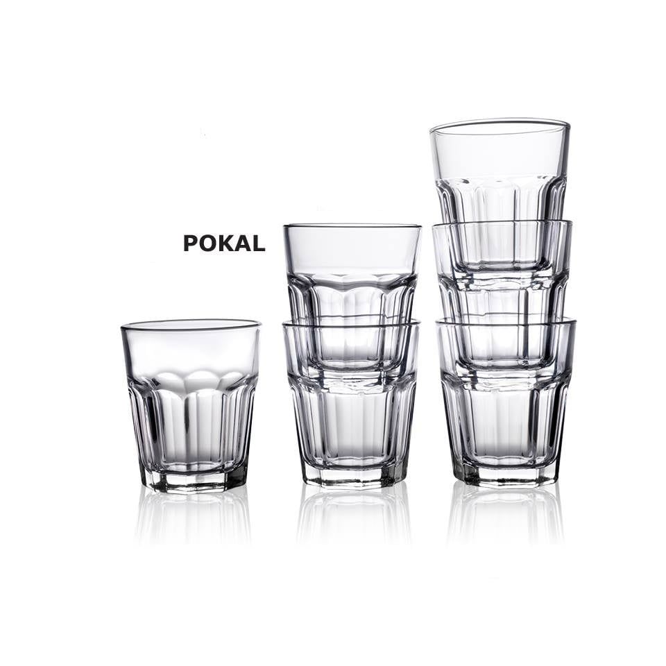 BỘ 6 LY THỦY TINH 50ML POKAL IKEA