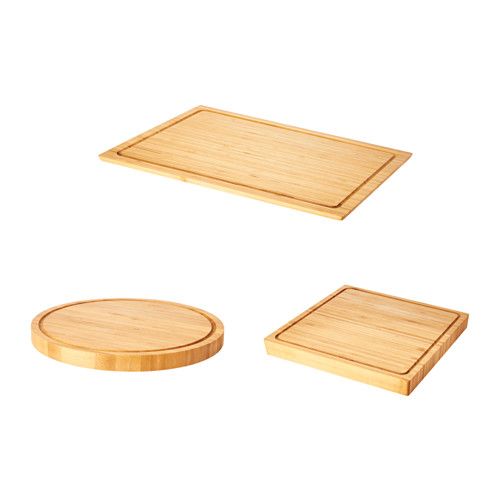 BỘ 3 THỚT GỖ TRE IKEA OLEBY