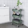 XE ĐẨY 3 TẦNG RÅSKOG IKEA - XANH XÁM