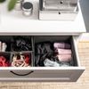 BỘ 6 HỘP VẢI CHIA NGĂN IKEA SKUBB - XÁM