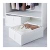 HỘP ĐỰNG ĐỒ CÓ KHÓA IKEA SKUBB 55cm- TRẮNG