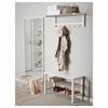 KỆ GIÀY GHẾ BĂNG TJUSIG IKEA - TRẮNG