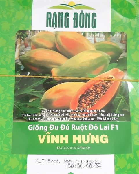 Đu đủ ruột đỏ lai F1 Vĩnh Hưng